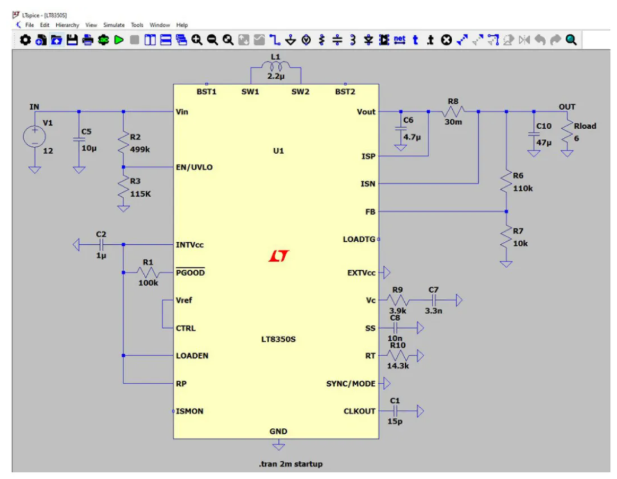 基于LT8350S構建的降壓-升壓開關穩(wěn)壓器的實際電路示例