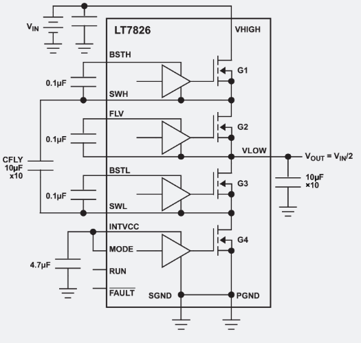 LT7826典型應用電路圖 LT7826典型應用電路圖